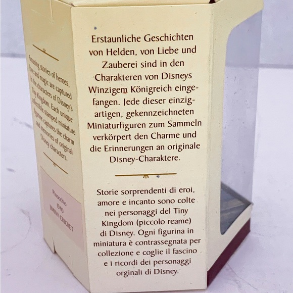 NIB Disney Tiny Kingdom Jiminy Cricket Figurine in Box Vintage Holiday Gift Idea - Picture 7 of 14